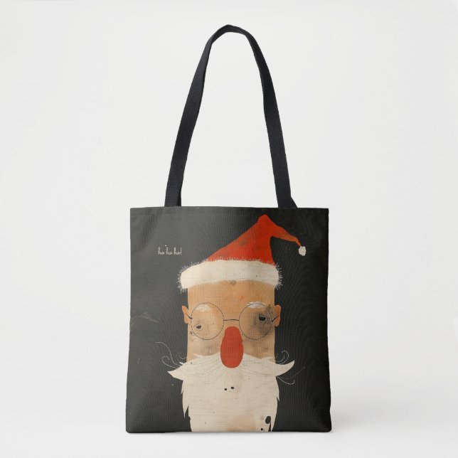 Shabby Santa Tote Bag (Front)