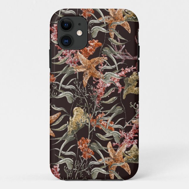 Shabby Sea Life Pattern Case-Mate iPhone Case (Back)