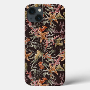 Shabby Sea Life Pattern iPhone 13 Case