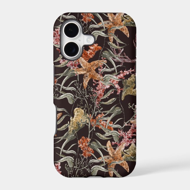 Shabby Sea Life Pattern Iphone Case (Back)