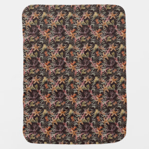 Shabby Sea Life Pattern Receiving Blanket