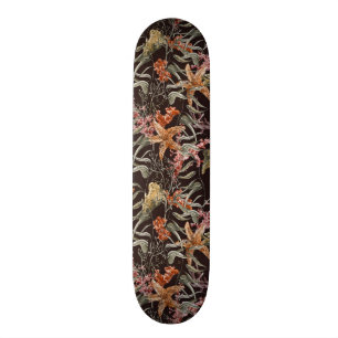 Shabby Sea Life Pattern Skateboard