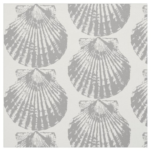 Shabby seashells fabric