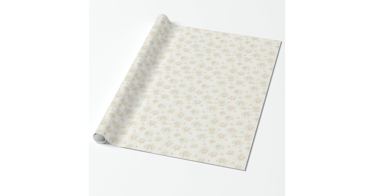 Shabby Tea Party Wrapping Paper Zazzle