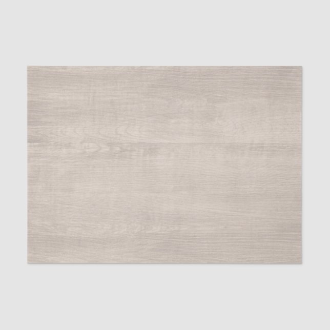 Shabby Vintage Rustic Wood Pattern Custom Tissue Paper (Front)