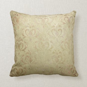 Shabby Vintage Throw Pillow by BamalamArt at Zazzle