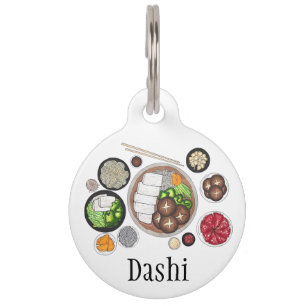Shabu-Shabu Japan Japanese Food Cuisine Hotpot Pet ID Tag