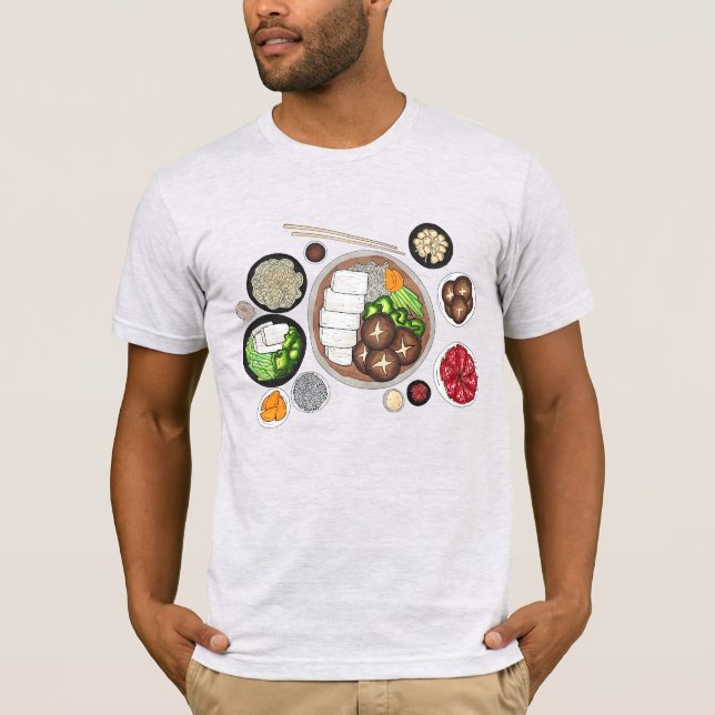 Shabu-Shabu Japan Japanese Food Cuisine Hotpot T-Shirt (Front)