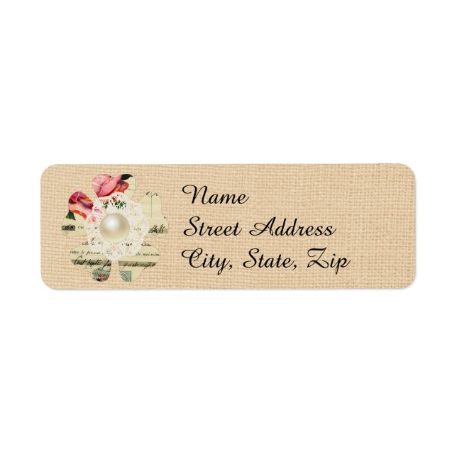Shaby Chic Mailing Labe Label (Front)