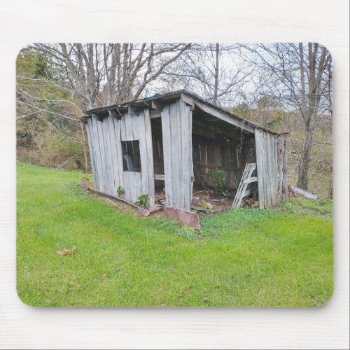 shack rotted wood Virginia old shed wooden Mouse Pad