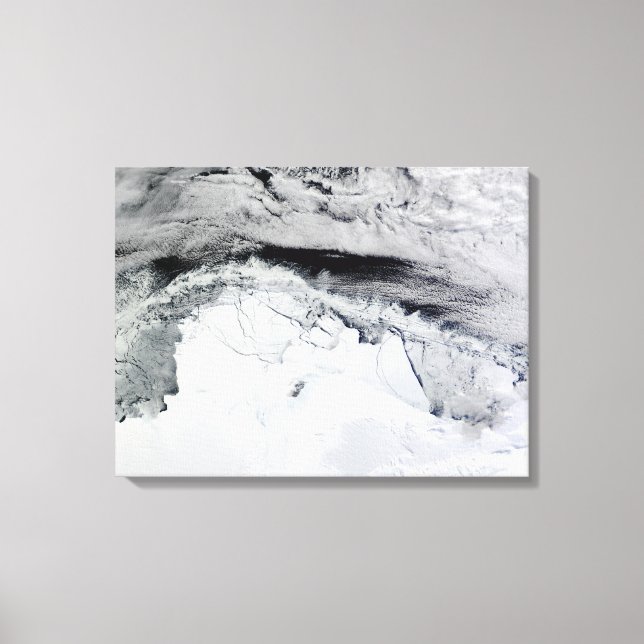 Shackleton Ice Shelf, Antarctica Canvas Print (Front)