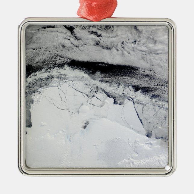 Shackleton Ice Shelf, Antarctica Metal Ornament (Front)