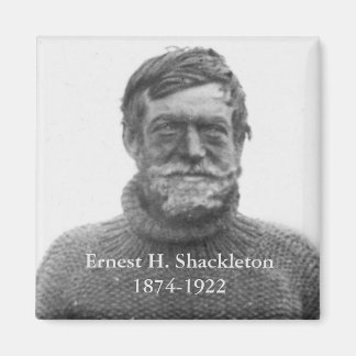 Shackleton in Antarctic Nimrod 1909 picture Magnet