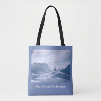 Shackleton's Endurance Antarctic Tote Bag by LiteraryLasts at Zazzle