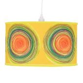 Shade | Abstract Vibrant Sun Drawing Ceiling Lamp (Front)