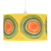Shade | Abstract Vibrant Sun Drawing Ceiling Lamp (Right)