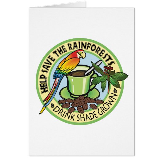 Shade Grown Coffee Cards (Front)