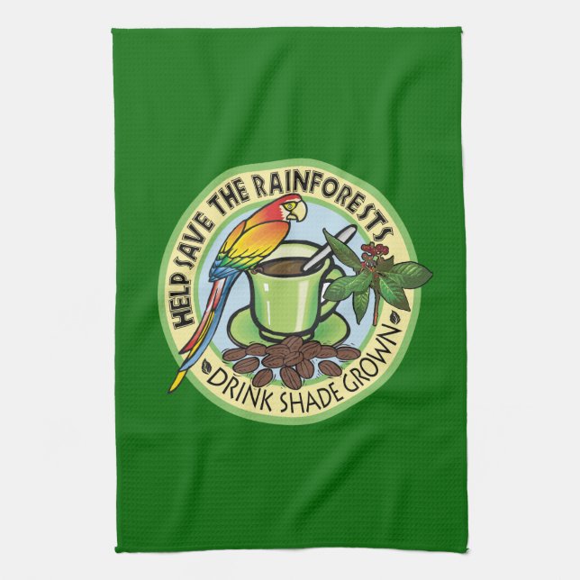 Shade Grown Coffee Towel (Vertical)