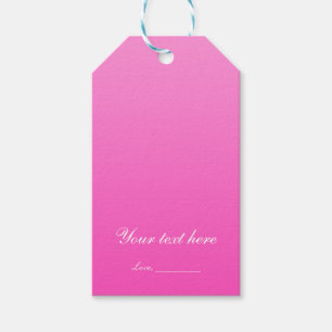 Shade of Pink Simple Minimalism Modern Party Favor Gift Tags