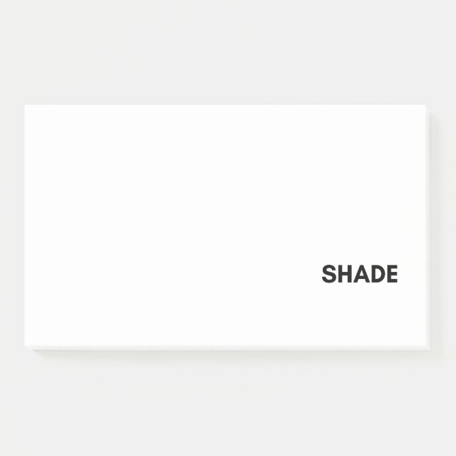 shade post-it notes (Front)