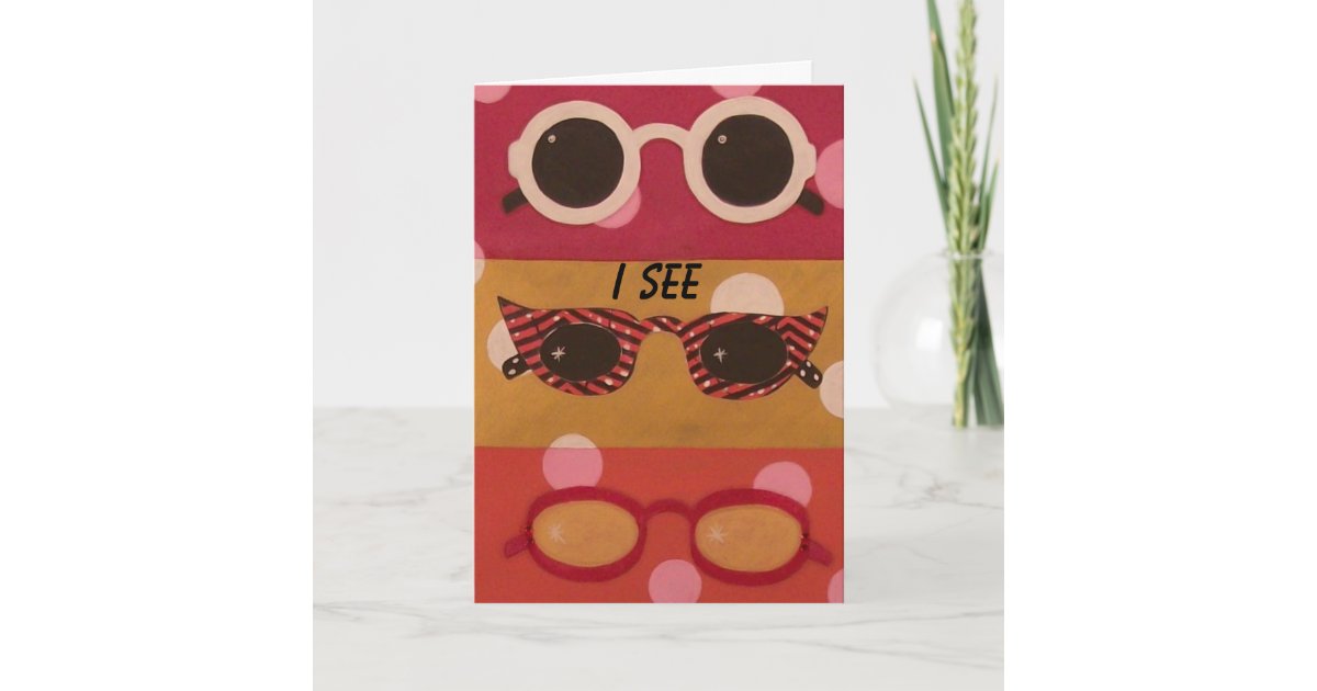 Shade Shapes Sunglasses Birthday Card Zazzle
