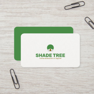 Shade Tree Logo Design | Editable Color | Business Card