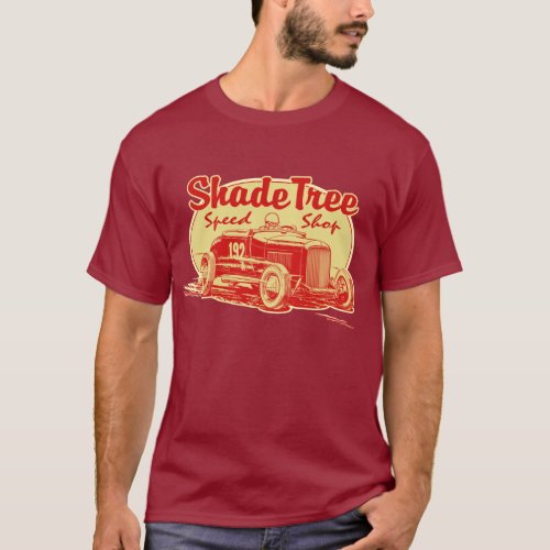 Shade Tree Speed Shop red T_Shirt