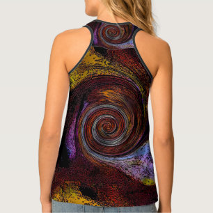 "Shaded Colors" (Women's) All-Over Print Tank Top