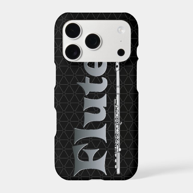 Shaded Flute Iphone Case (Back)