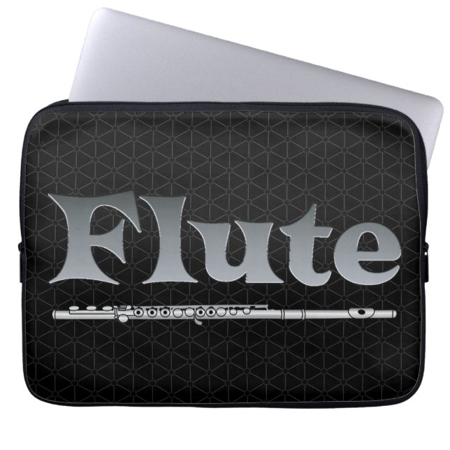 Shaded Flute Laptop Sleeve (Front)