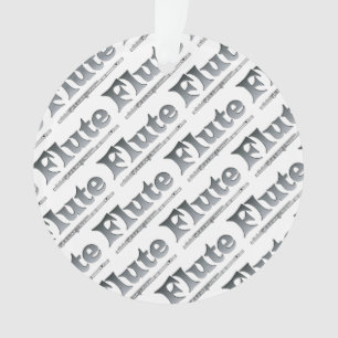 Shaded Flute Ornament