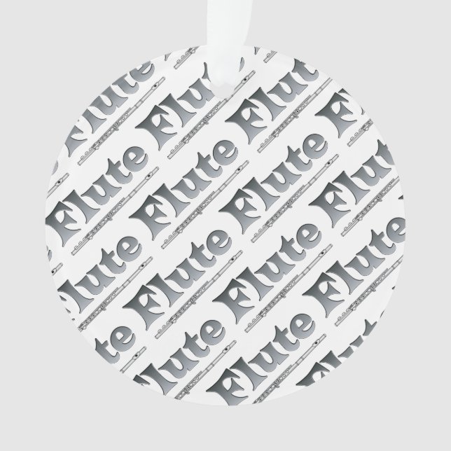 Shaded Flute Ornament (Front)