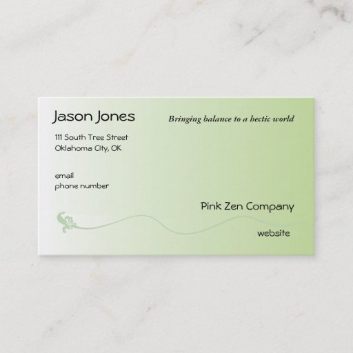 Customizable Shaded Green with Fleur de lis line Business Card Templates