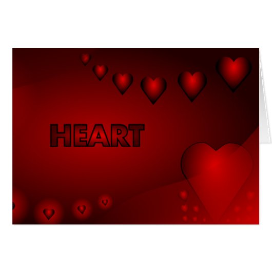 Shaded Hearts - Cards (Front Horizontal)