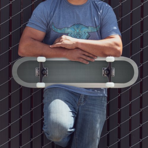 Shaded Metal Shiny Trim Skateboard