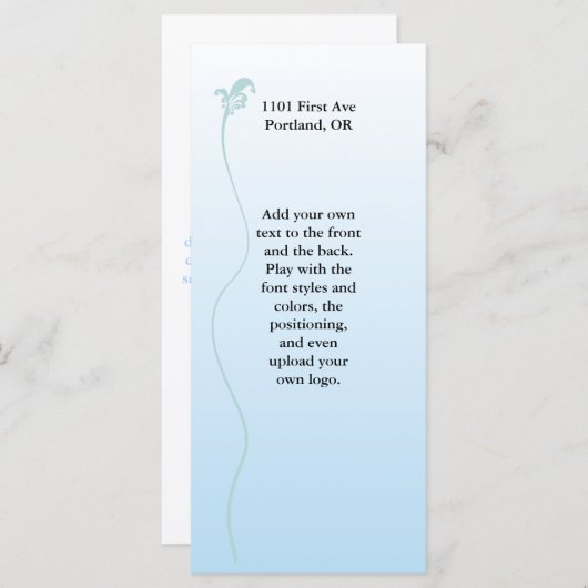 Shaded Pink with Fleur de lis line (Front/Back)