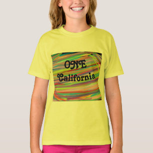 shaded rainbow abstract art One california T-Shirt