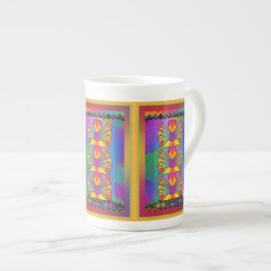 Shades And Patterns Bone China Mug