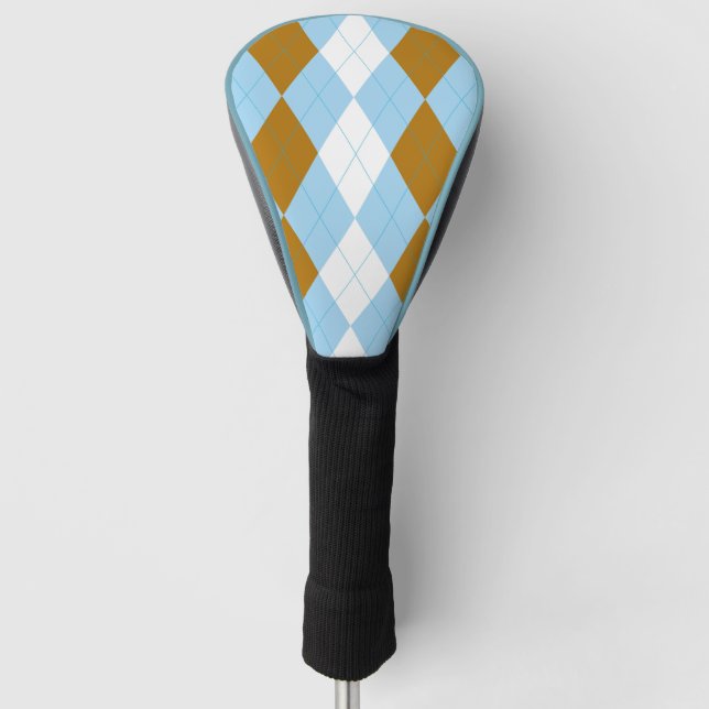 Shades Argyle Golf Head Cover (Front)