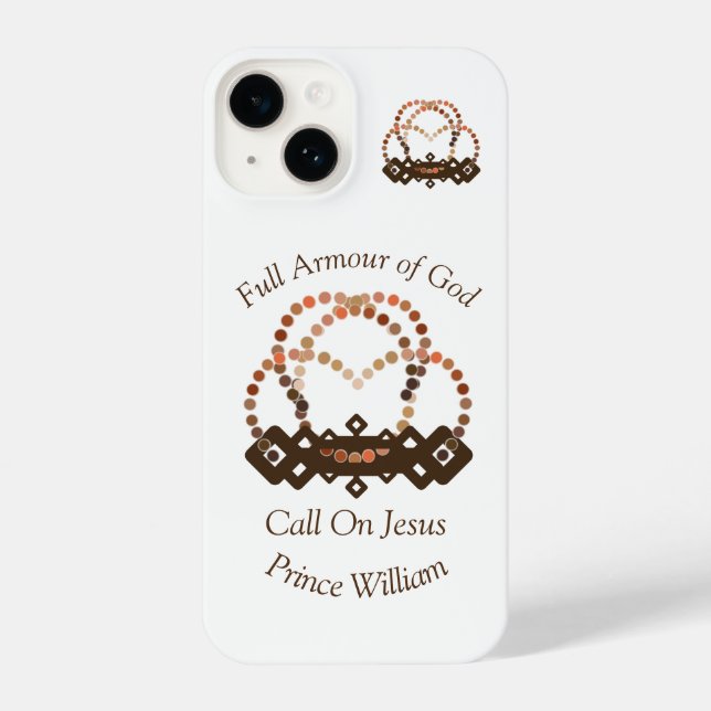 Shades Of A Prince Boy Full Armour of God  iPhone Case (Back)