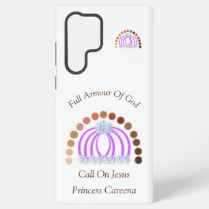 Shades Of A Princess Girl Full Armour of God Samsung Galaxy S22 Ultra Case