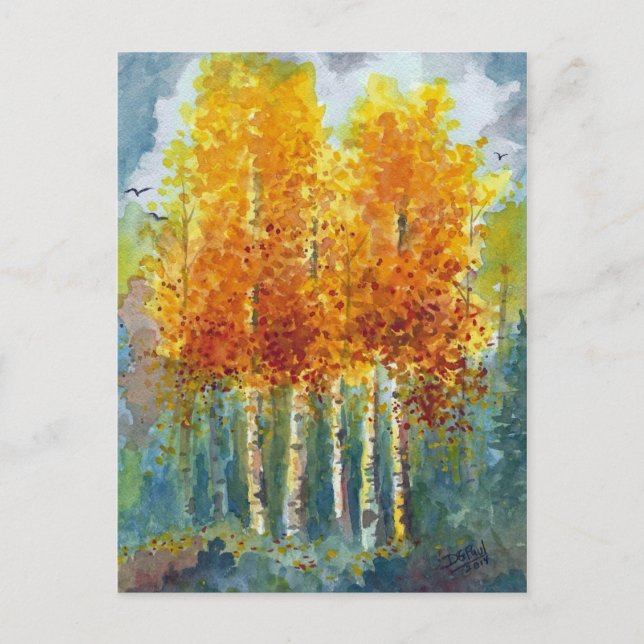 Shades of Autumn Postcard (Front)