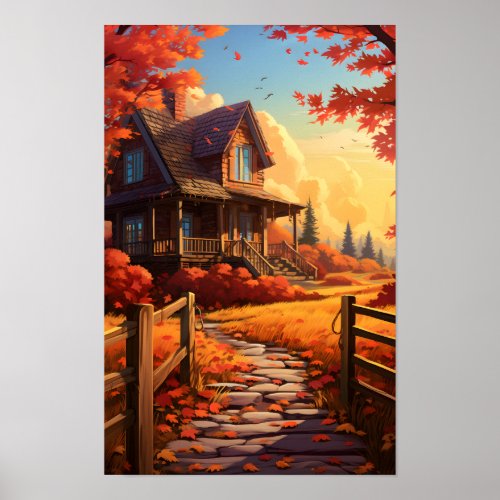 Shades of Autumn Poster