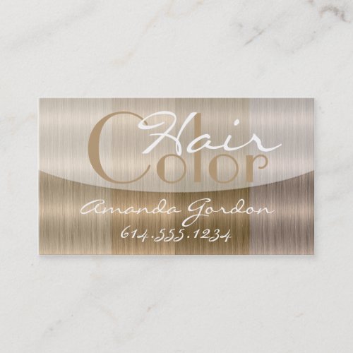 Shades of Blonde 2 Hair Color Style Business Cards