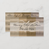 Shades of Blonde Hair Colorist Style Business Card (Front/Back)
