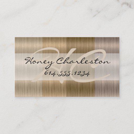 Customizable Shades of Blonde Hair Colorist Style Business Card
