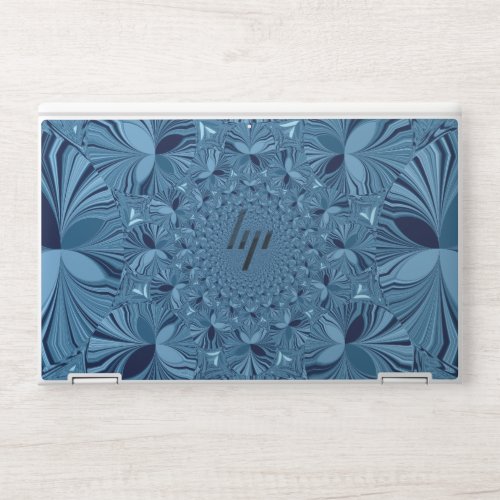 Shades of Blue 17 Inch Laptop Skin Template