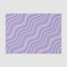 Shades of Blue and Orange Wavy Lines