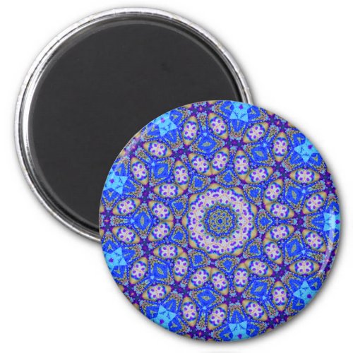 Shades of Blue and Purple  Stunning Design Magnet