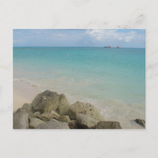 Shades of blue and white sand... postcard